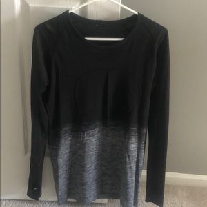 lululemon ombre long sleeve top